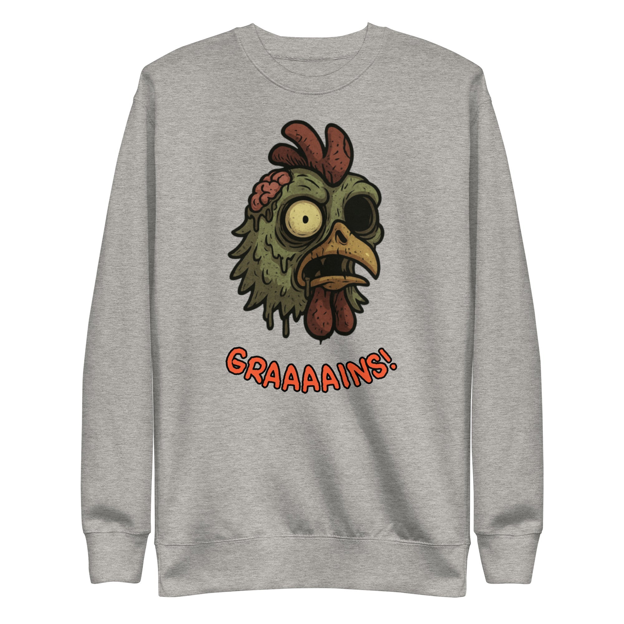 Halloween Zombie Chicken Unisex Premium Sweatshirt