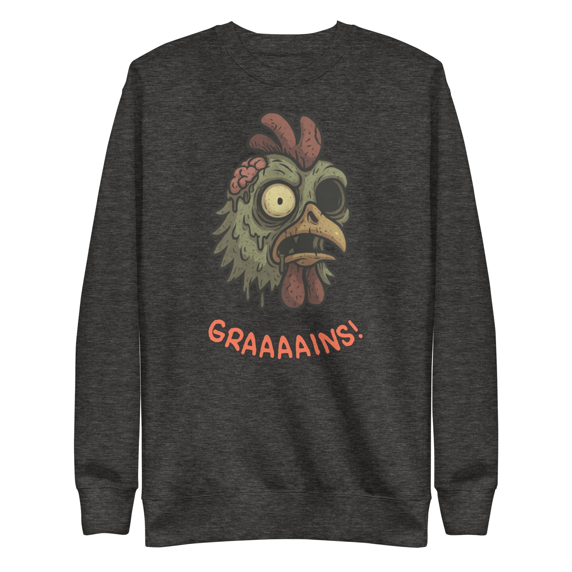 Halloween Zombie Chicken Unisex Premium Sweatshirt