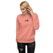 Chickasaurous Battle Unisex Premium Sweatshirt