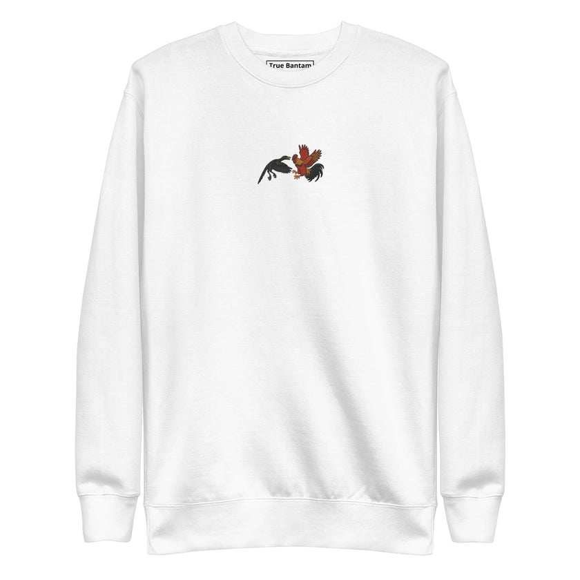 Chickasaurous Battle Unisex Premium Sweatshirt