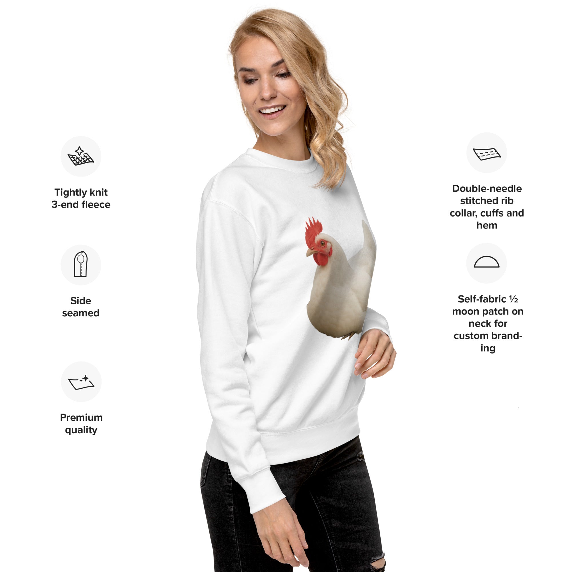 Leghorn Unisex Premium Sweatshirt