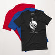 Retro Chicken Skeleton Unisex t-shirt