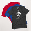 Retro Chicken Skeleton Unisex t-shirt