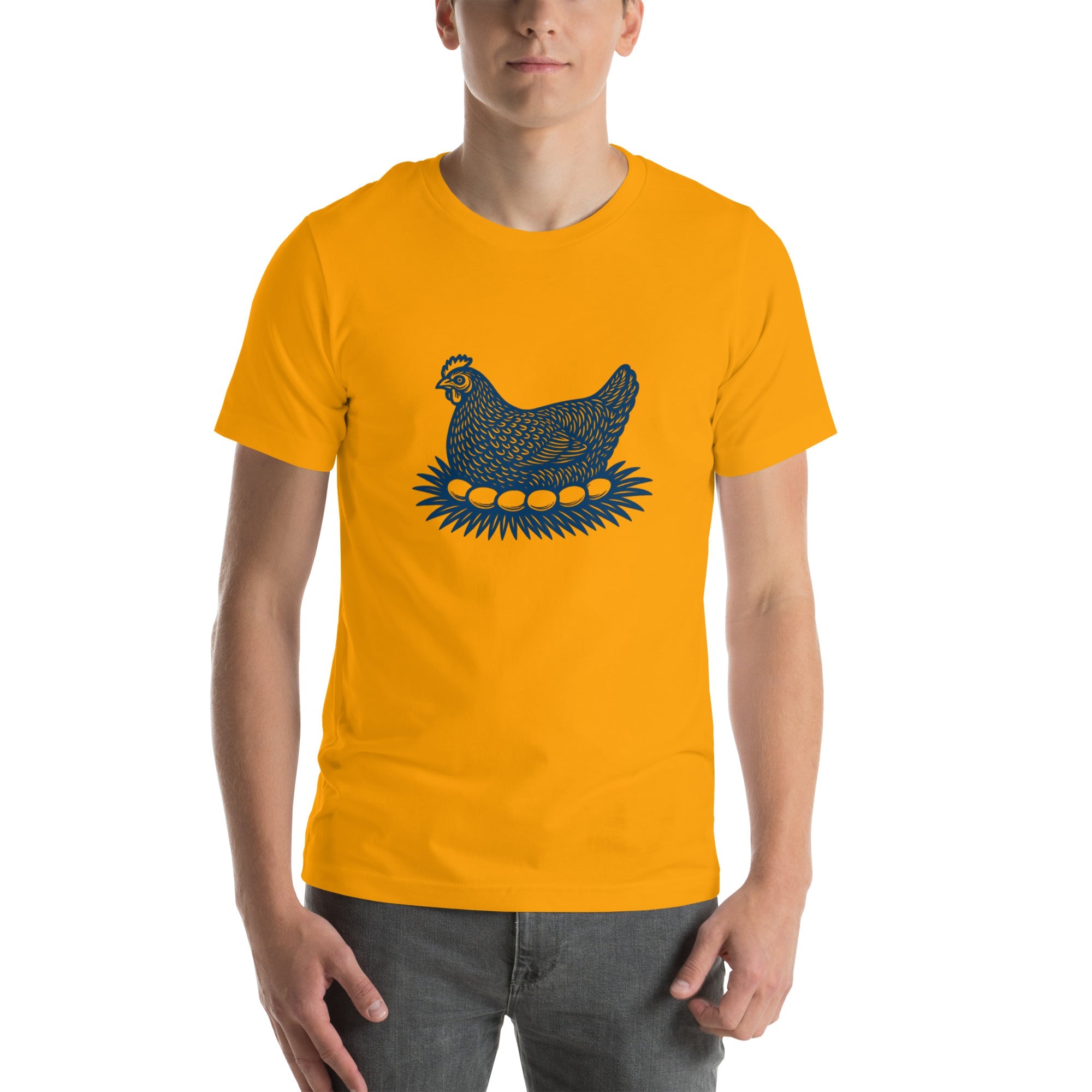 Retro Hen Unisex t-shirt