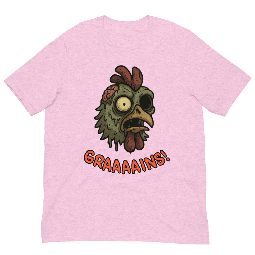 Halloween Zombie Chicken Unisex t-shirt