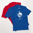 Retro Chicken Skeleton Unisex t-shirt