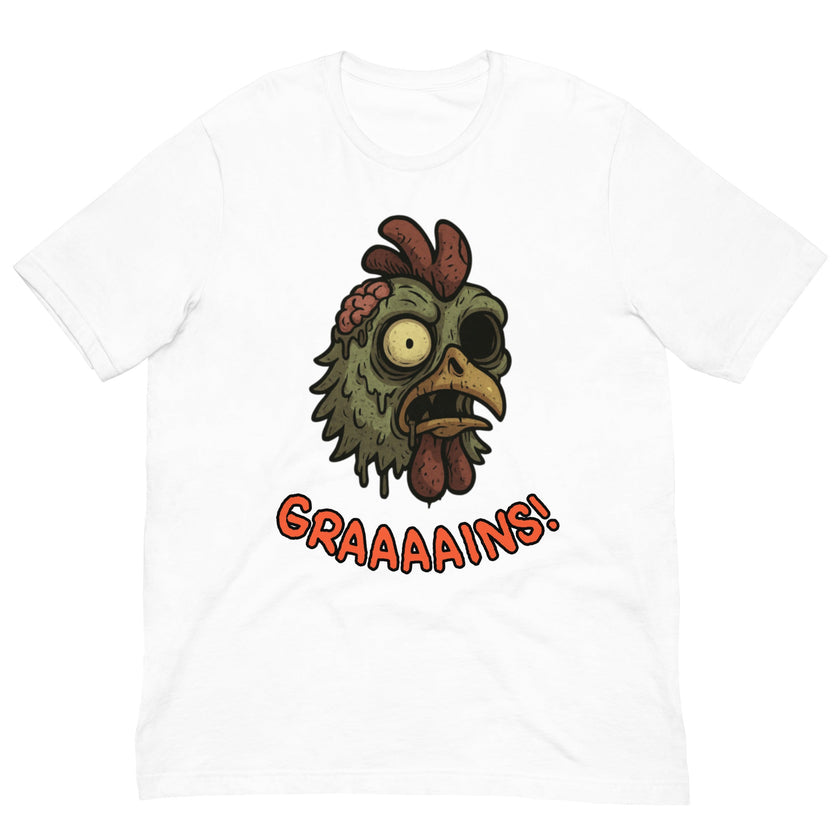 Halloween Zombie Chicken Unisex t-shirt
