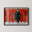 United Behind Lenin ‚Äì Striking Red Soviet Propaganda Poster | Vintage Communist Revolution Print (available handframed or unframed)