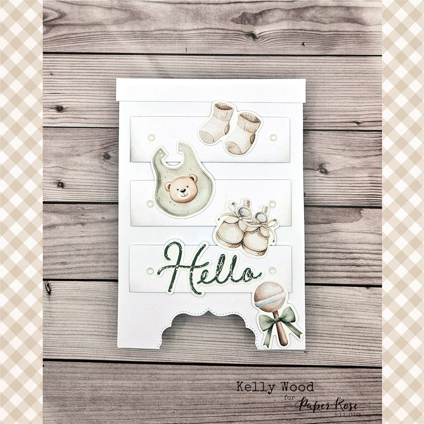 Boho Baby Embossed Die Cuts 35092