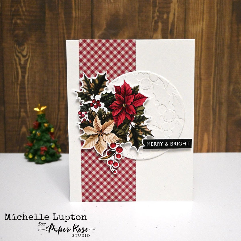 Christmas Holly Cut Aparts Paper Pack 35166
