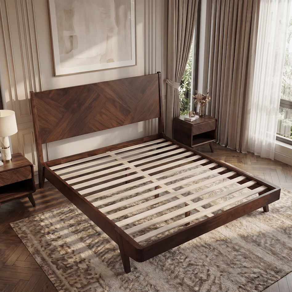 Gazelle Solid Wood Bed Frame
