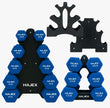Neoprene Dumbbells Pairs & Sets With Rack