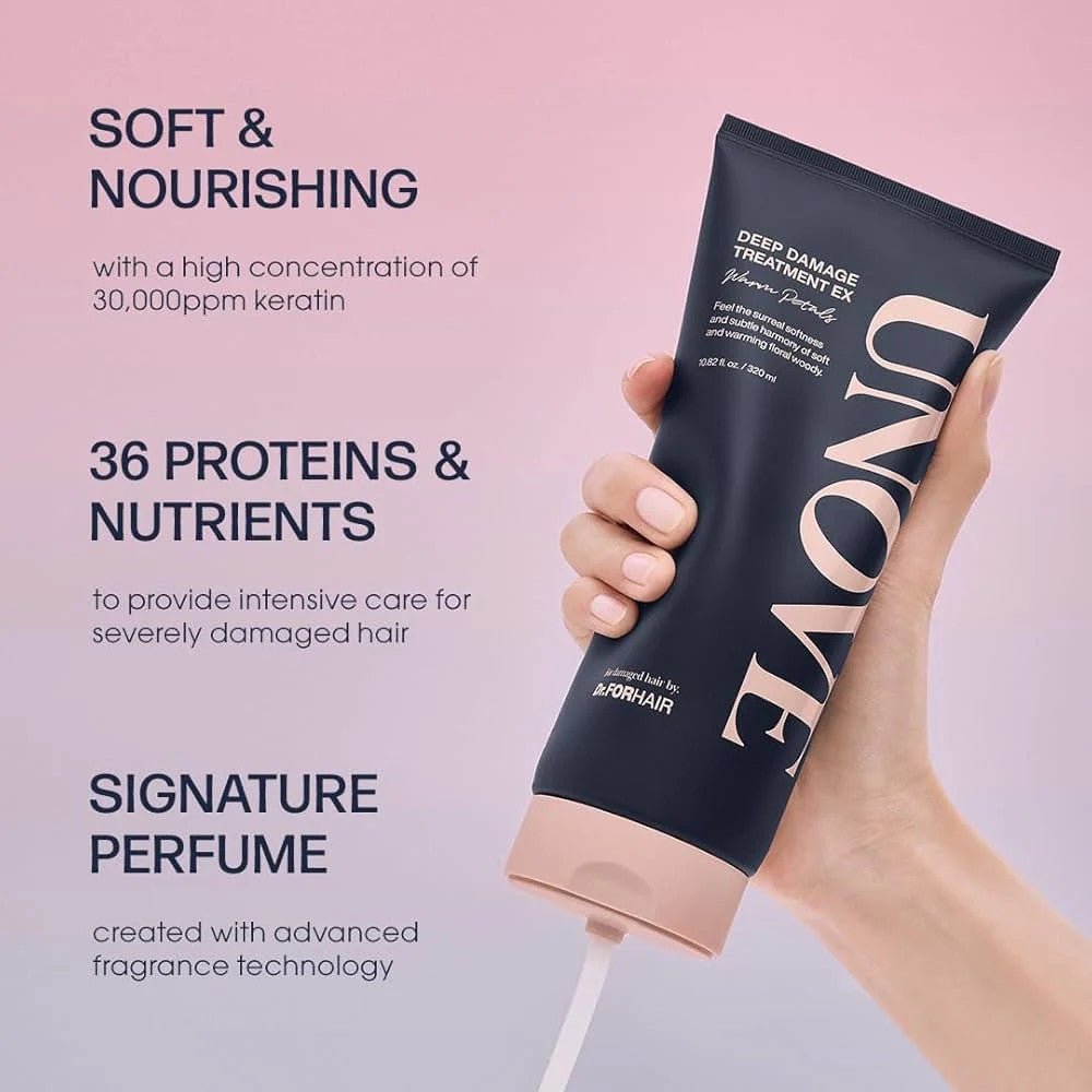 Unove Deep Damage Treatment EX 320ml - Warm Petal