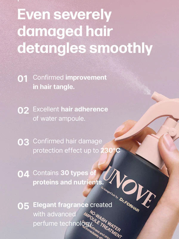 Unove No-wash Water Ampoule Treatment 200ml