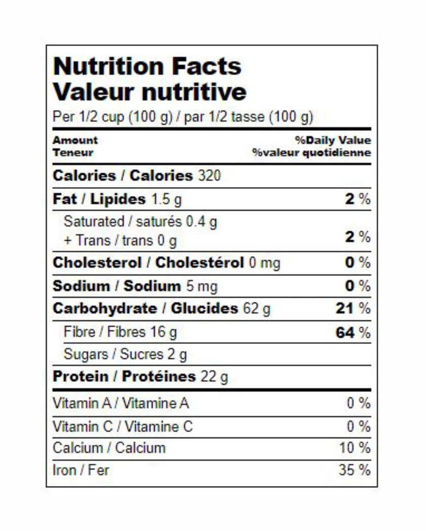 Global Choice Huskless Black Matpe Beans 1.8kg (Urad Gota 4lb)