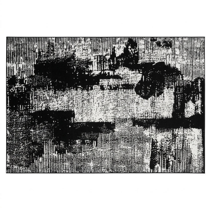 Urban Ink Distressed Woven Carpet