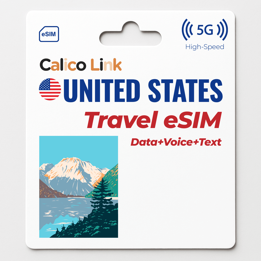 US Travel eSIM | 5G Data, Calls & SMS