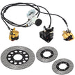 VEVOR GO-Kart Brake Master Cylinder Kit for 150cc Go Kart Hydraulic Brake Kit Universal Go Karts Brake Kit Kandi Complete Including Master Cylinder, Hose, Caliper