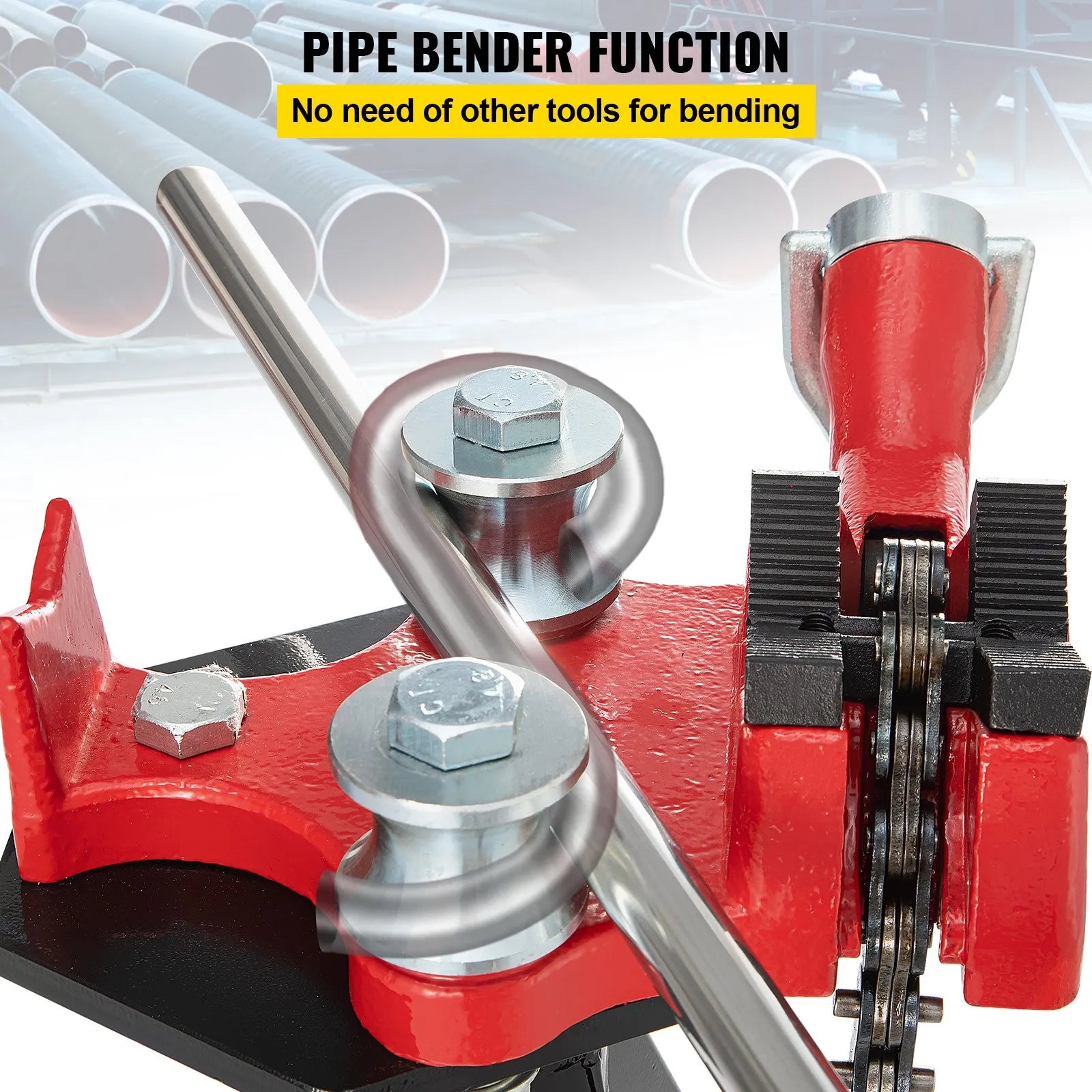 VEVOR Tripod Pipe Chain Vise, 1/8