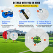 VEVOR Inflatable Bumper Ball 4 FT / 1.2M Diameter, Bubble Soccer Ball, Blow It Up in 5 Min, Inflatable Zorb Ball for Adults or Children (4 FT, Transparent)