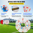 VEVOR Inflatable Bumper Ball 4 FT / 1.2M Diameter, Bubble Soccer Ball, Blow It Up in 5 Min, Inflatable Zorb Ball for Adults or Children (4 FT, Red Dot)
