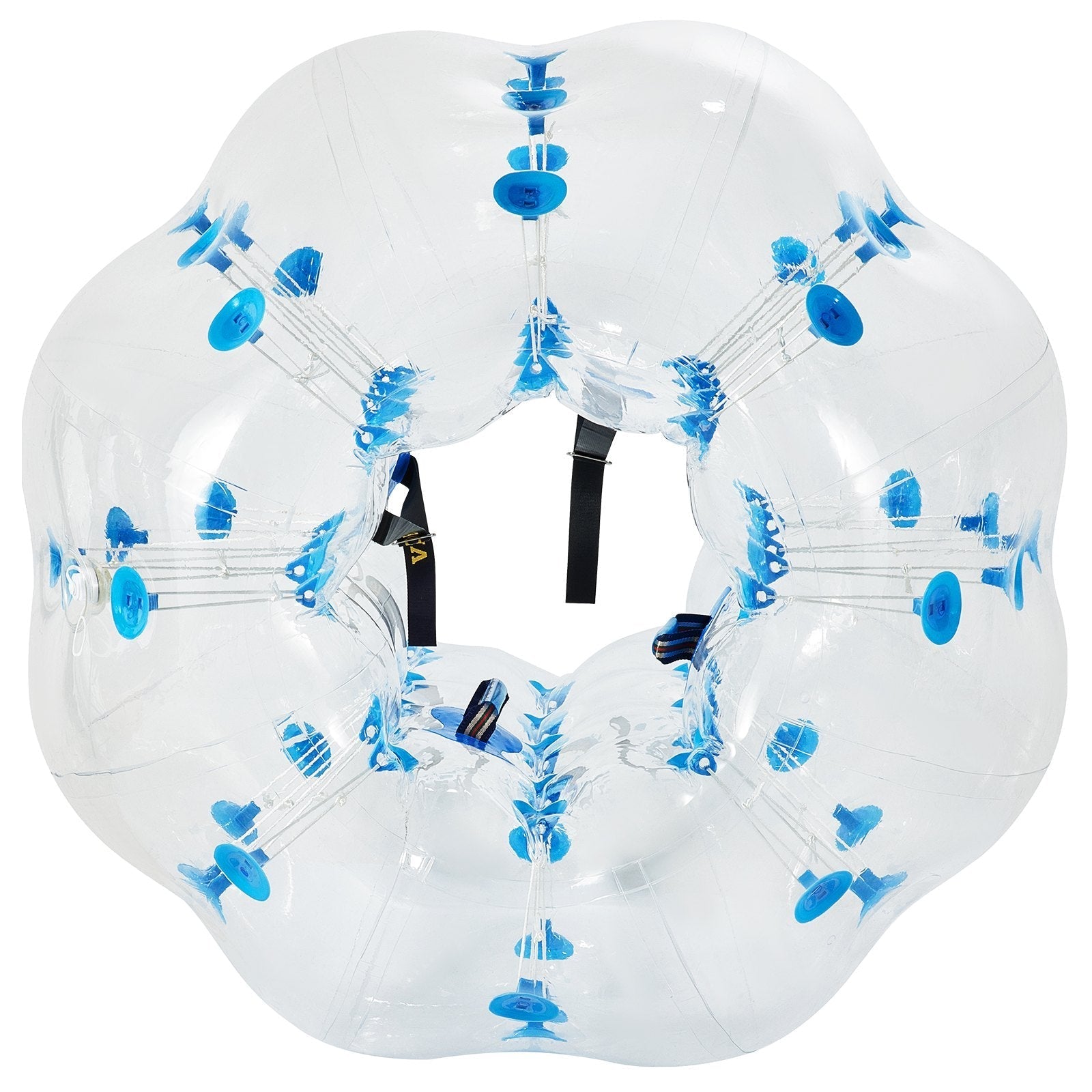 VEVOR Inflatable Bumper Ball 4 FT / 1.2M Diameter, Bubble Soccer Ball, Blow It Up in 5 Min, Inflatable Zorb Ball for Adults or Children (4 FT, Blue Dot)