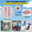 VEVOR Inflatable Bumper Ball 5 FT / 1.5M Diameter, Bubble Soccer Ball, Blow It Up in 5 Min, Inflatable Zorb Ball for Adults or Children (5 FT, Red Dot )