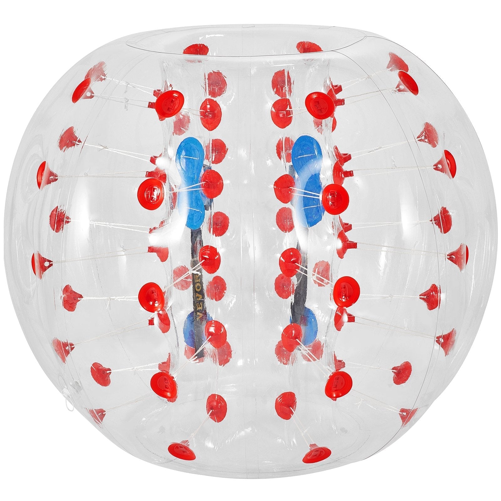 VEVOR Inflatable Bumper Ball 5 FT / 1.5M Diameter, Bubble Soccer Ball, Blow It Up in 5 Min, Inflatable Zorb Ball for Adults or Children (5 FT, Red Dot )