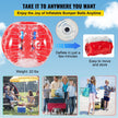 VEVOR Inflatable Bumper Ball 5 FT / 1.5M Diameter, Bubble Soccer Ball, Blow It Up in 5 Min, Inflatable Zorb Ball for Adults or Children (5 FT, Red)