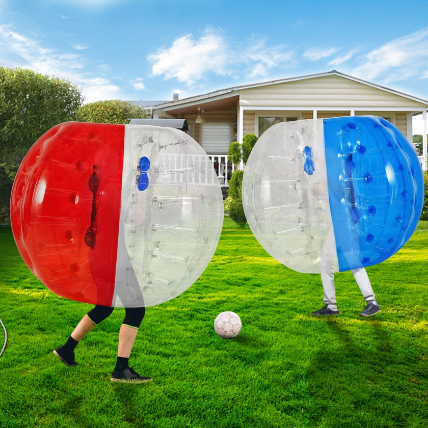 VEVOR Inflatable Bumper Ball 5 FT / 1.5M Diameter, Bubble Soccer Ball, Blow It Up in 5 Min, Inflatable Zorb Ball for Adults or Children (5 FT, Red)
