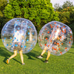 VEVOR Inflatable Bumper Ball 5 FT / 1.5M Diameter, Bubble Soccer Ball, Blow It Up in 5 Min, Inflatable Zorb Ball for Adults or Children (5 FT, Blue Dot)