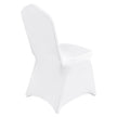 VEVOR Stretch Spandex Folding Chair Covers, Universal Fitted Chair Cover, Removable Washable Protective Slipcovers, for Wedding, Holiday, Banquet, Party, Celebration, Dining (100PCS White)