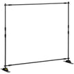 VEVOR 10 x 8 Ft Backdrop Banner Stand Adjustable Height and Width Newest Step and Repeat for Trade Show Wall Exhibitor Photo Booth Background