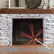 VEVOR Chimney Sweep Kit 33FT, Chimney Cleaning Tool Kits with 10 Nylon Flexible Rods, Chimney Brush 394 Inch for Sweeping Fireplace