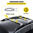 VEVOR Roof Rack Rail Cross Bar Fit for Jeep Grand Cherokee 2011-2018 Silver Set Carrier Baggage 165LBS Top Luggage Pair Durable Storage Cross Bar Roof Rails Stainless Steel