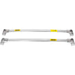 VEVOR Roof Rack Rail Cross Bar Fit for Jeep Grand Cherokee 2011-2018 Silver Set Carrier Baggage 165LBS Top Luggage Pair Durable Storage Cross Bar Roof Rails Stainless Steel