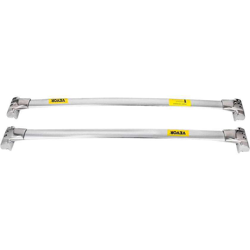 VEVOR Roof Rack Rail Cross Bar Fit for Jeep Grand Cherokee 2011-2018 Silver Set Carrier Baggage 165LBS Top Luggage Pair Durable Storage Cross Bar Roof Rails Stainless Steel