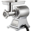 VEVOR 1.5HP 1100W Meat Grinder Stainless Steel 220 RPM Electric Meat Grinder Commercial Grinder for Industrial and Home Use