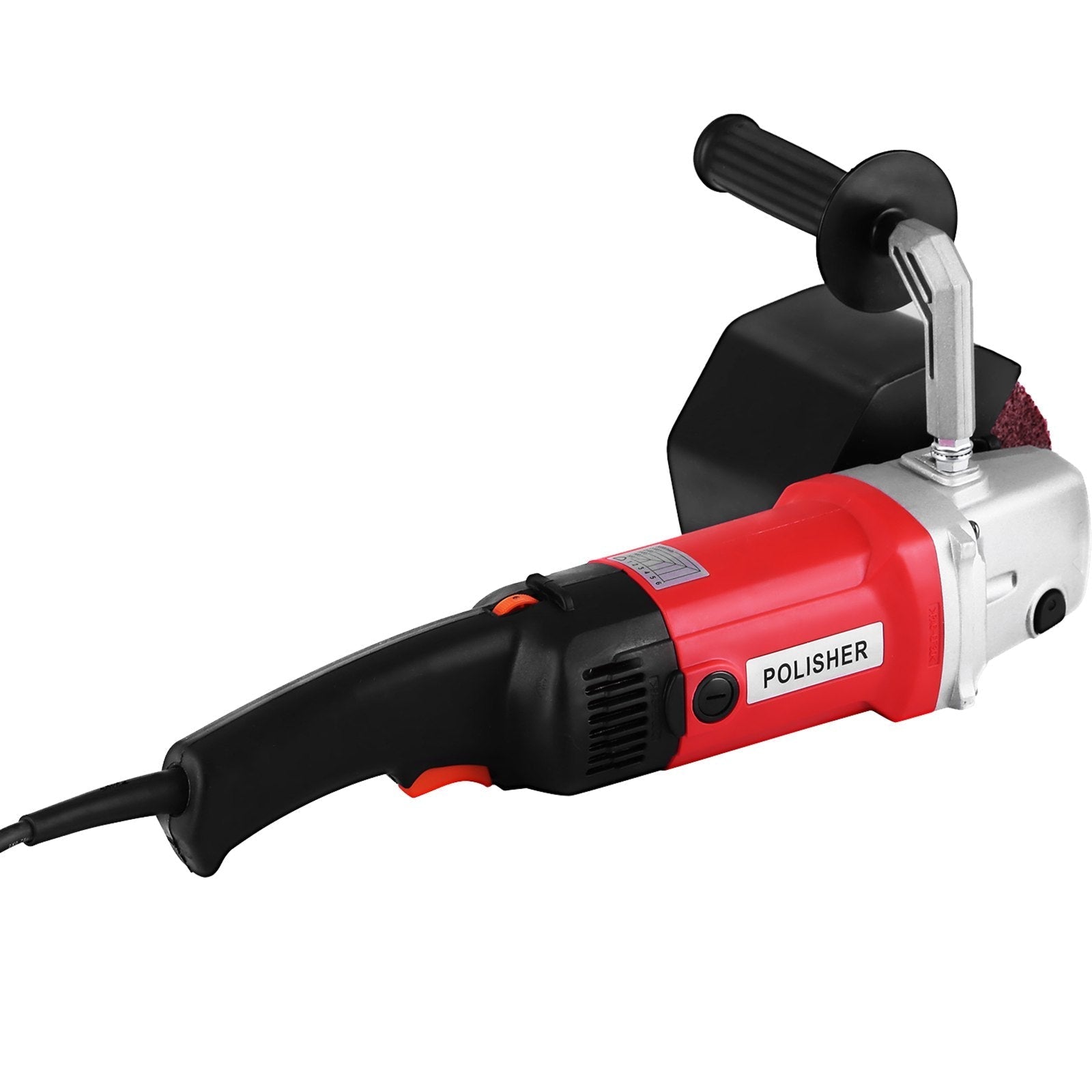 VEVOR 1200W Burnishing Polishing Machine 500-3000 RPM Handle Polishing Machine 110V Wheel Polisher Sander Wire Drawing Machine with 1 Wheel (1200W)