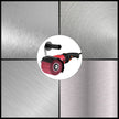 VEVOR 1200W Burnishing Polishing Machine 500-3000 RPM Handle Polishing Machine 110V Wheel Polisher Sander Wire Drawing Machine with 1 Wheel (1200W)