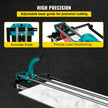 VEVOR Manual Tile Cutter 47 Inch Tile Cutter Machine for Large Tiles Handyman Ceramic Adjustable Professional Manual Tile Cutter Hand Tool (47 Inch)