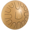 VEVOR Steel Drum 13 Notes Percussion Instrument 12 Inches Tongue Drum, Steel Tongue Drum, Steel Drums Instruments With Bag, Book, Mallets, Mallet Bracket, Hang Pan Drum Instrument, Golden