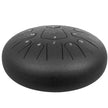 VEVOR Steel Drum, 13 Notes Percussion Instrument, 12 Inches Tongue Drum, Steel Tongue Drum, Steel Drums Instruments With Bag, Book, Mallets, Mallet Bracket, Hang Pan Drum Instrument, Black