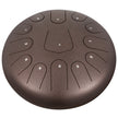 VEVOR Steel Drum 13 Notes Percussion Instrument 12 Inches Tongue Drum, Steel Tongue Drum, Steel Drums Instruments With Bag, Book, Mallets, Mallet Bracket, Hang Pan Drum Instrument, Chestnut