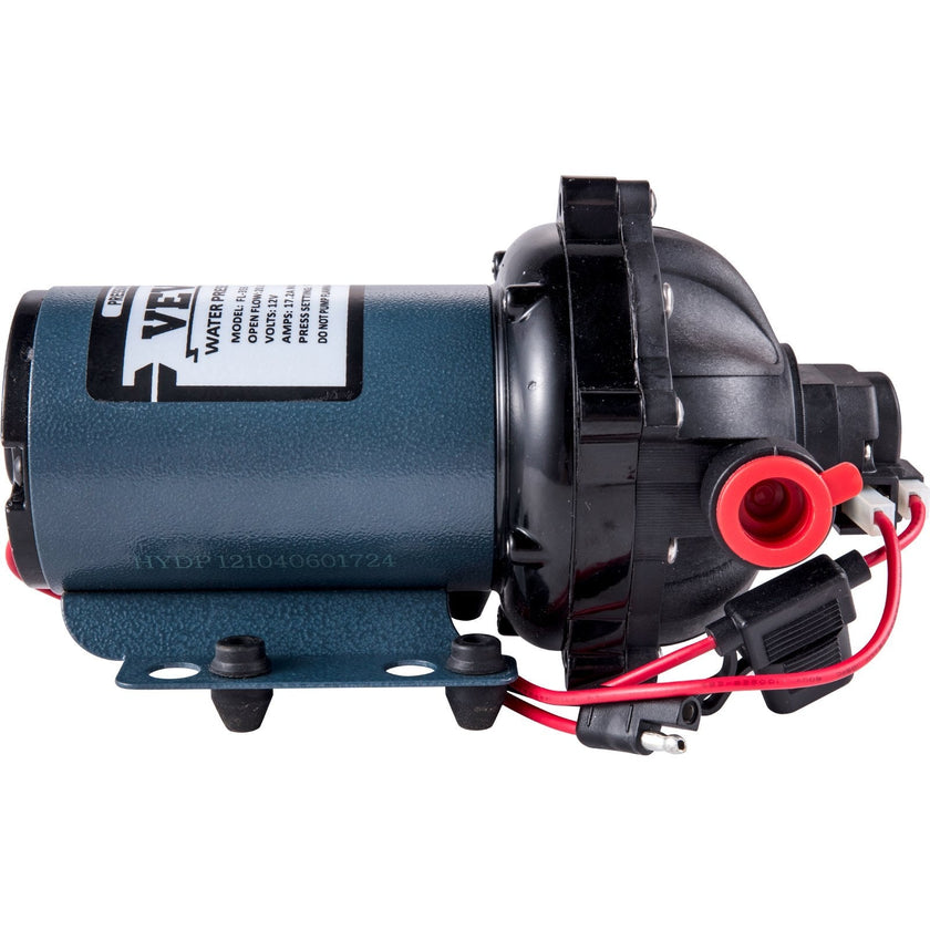 VEVOR RV Water Pump 5.3 GPM 5.5 Gallons Per Minute 12V Water Pump Automatic 70 PSI Diaphragm Pump with 25 Foot Coiled Hose Washdown Pumps for Boats Caravan Rv Marine Yacht
