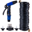 VEVOR RV Water Pump 5.3 GPM 5.5 Gallons Per Minute 12V Water Pump Automatic 70 PSI Diaphragm Pump with 25 Foot Coiled Hose Washdown Pumps for Boats Caravan Rv Marine Yacht