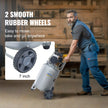 VEVOR 13 Gallon Air Compressor, 2HP 4.6 SCFM@90PSI Oil Free Air Compressor Tank with 125PSI Max Pressure, 66dB Ultra Quiet Compressor for Tire Inflation, Auto Repair, Spray Painting, Woodwork Nailing