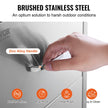 VEVOR Outdoor Kitchen Drawers 14W x 14.3H x 23D Inch, Flush Mount Double BBQ Drawers Stainless Steel with Handle, BBQ Island Drawers for Outdoor Kitchens or Grill Station