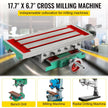VEVOR Compound Milling Machine Worktable 17.7x6.7 2 Axis Cross Slide Drill Vise