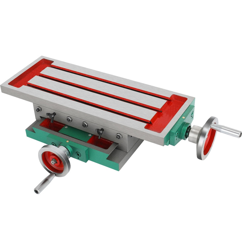 VEVOR Compound Milling Machine Worktable 17.7x6.7 2 Axis Cross Slide Drill Vise